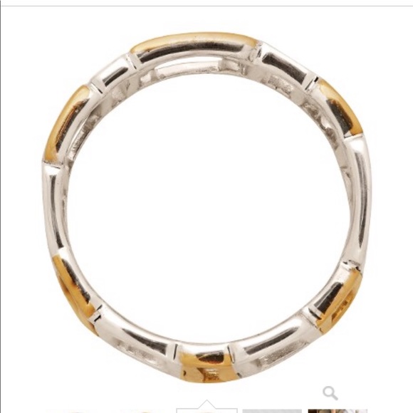 Silpada Sterling Silver & Brass Framework Ring - Picture 3 of 7